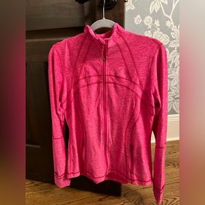 Lululemon fushia define jacket size 12